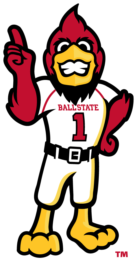 Ball State Cardinals 2015-Pres Mascot Logo v2 iron on transfers for clothing